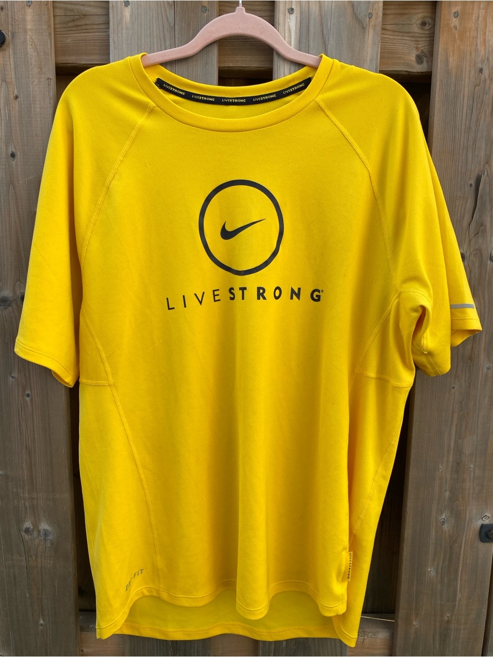 Nike Yellow Dri-FIT LIVESTRONG Performance Tee